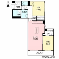 シャーメゾンステージ鳥栖の物件間取画像